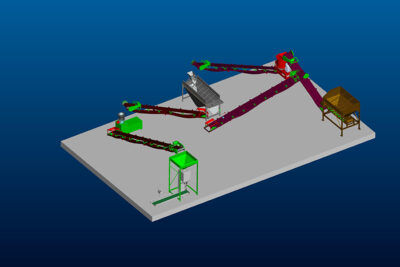 Design Layout for Fertilizer Production from Salt and Peel